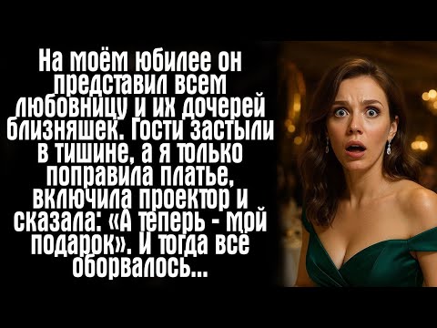 Видео: «На моём юбилее муж вывел любовницу и их близняшек… Гости онемели от правды!» 💔