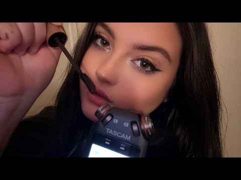 Видео: tascam asmr~звуки рта, заикание + нанесение туши на микрофон! [редкий триггер]