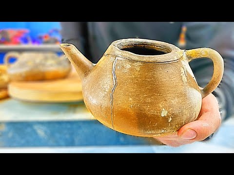 Видео: Я СЛЕПИЛ ЭТО ИЗ ГЛИНЫ! - DIY Исинский чайник