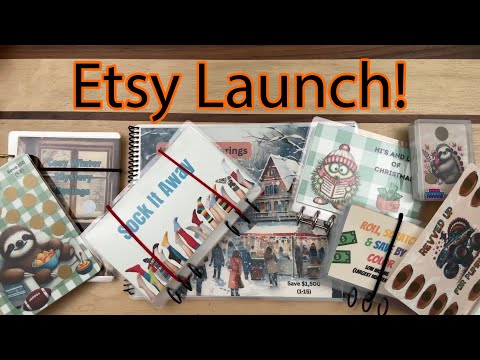 Видео: Запуск ETSY! | Новинки | Бюджетирование | Низкий доход | Цели | Дэйв Рэмси | Экономия денег | A5 ...