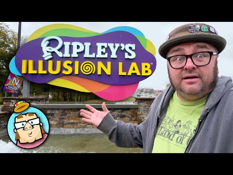 Видео: НОВИНКА! Лаборатория иллюзий Рипли — Пиджен-Фордж, Теннесси — Зоопарк Rainforest Adventure и кафе...