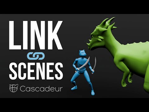 Видео: LINK SCENES в Cascadeur