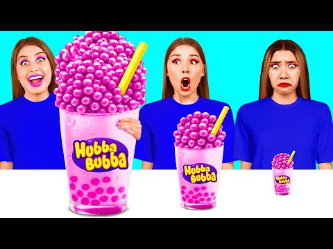 Видео: Большая, Средняя или Маленькая Тарелка Челлендж | Умные Гаджеты или Лайфхаки от Crazy DO