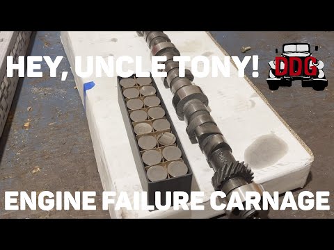 Видео: Поломка гидрокомпенсатора! Разборка Mopar 440, потерявшего распредвал и гидрокомпенсаторы при обк...