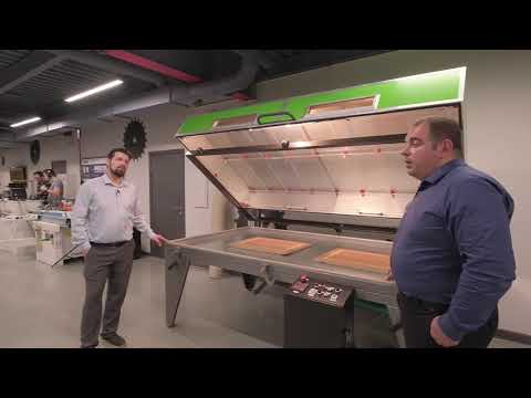 Видео: Пресс мембранно вакуумный модель PV 2500   аналогWoodTec PVT 2500 NEW подробное описание и работа