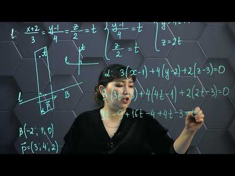 Видео: Нүктеден түзуге дейінгі арақашықтық. Практикалық бөлім-2. 11 сынып.