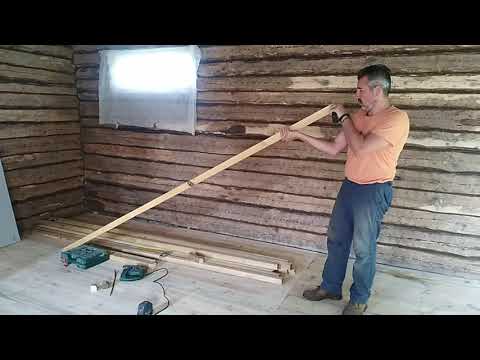 Видео: №6 Делаем перегородки в старом деревенском доме.