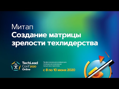Видео: Митап "Создание матрицы зрелости техлидерства" / Анастасия Асеева-Нгуен, Алик Курдюков