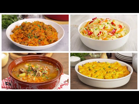 Видео: 4 Вкусных БЛЮДА С КВАШЕНОЙ КАПУСТОЙ для семейного обеда и ужина с друзьями.Рецепты от Всегда Вкусно!