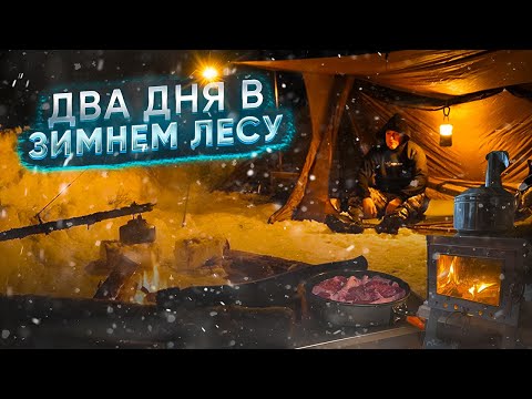 Видео: В КАРЕЛИЮ ЗИМОЙ//ДВА ДНЯ НА ТАЕЖНОМ ОЗЕРЕ//КЕМПИНГ С ГОРЯЧЕЙ ПАЛАТКОЙ