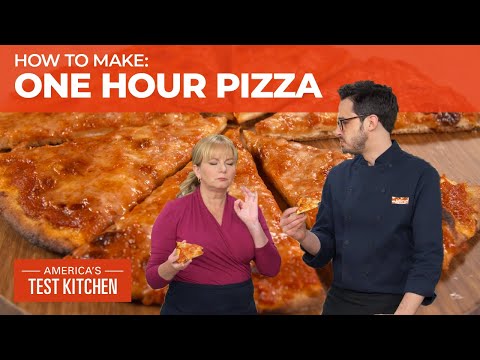 Видео: Как приготовить отличную домашнюю пиццу за один час