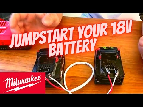 Видео: Сломанный аккумулятор Milwaukee Jumpstart 18 В