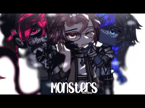 Видео: [ОЗВУЧКА НА РУССКОМ]"Монстры"~ |•| gacha мини-фильм //яой🏳‍🌈//