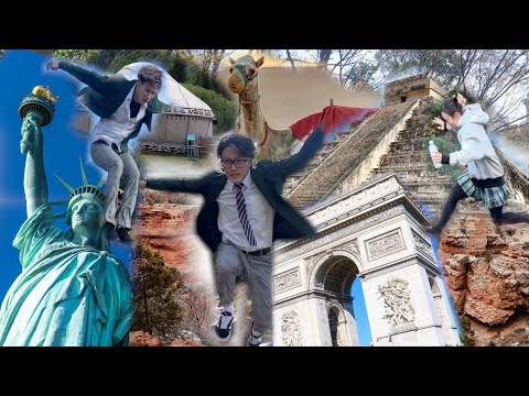 Видео: Я играл в тэг и бегал по разным странам, играя в паркур.