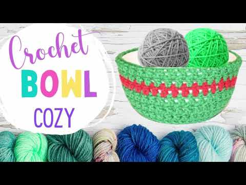 Видео: Как связать уютную миску крючком для начинающих.