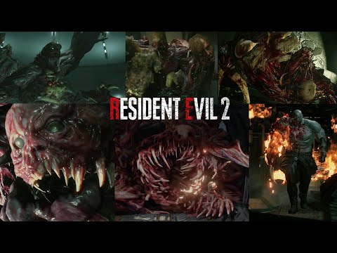 Видео: Абсолютно все боссы в Resident Evil 2 Remake