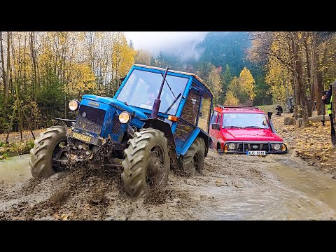 Видео: Хэллоуинское Внедорожное Шоу - Трактор Против Внедорожника | 4x4
