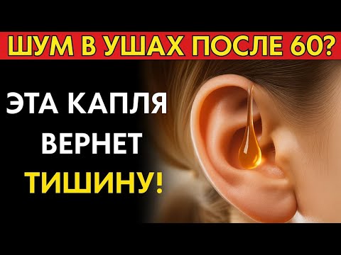 Видео: Шум в ушах у пожилых: 1 капля в ухо возвращает тишину и улучшает слух | Советы врача 50+