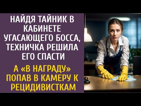 Видео: Найдя тайник в кабинете угасающего босса, техничка решила его спасти… А «в награду» попав за решетку