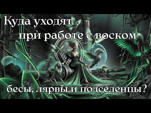 Видео: КУДА УХОДЯТ БЕСЫ, ЛЯРВЫ И ПОДСЕЛЕНЦЫ ПРИ РАБОТЕ С ВОСКОМ?