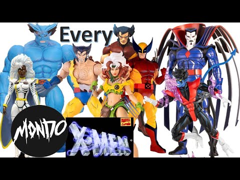 Видео: Сравнение всех фигурок Marvel Mondo X-men the Animated series в масштабе 1/6 - Rogue