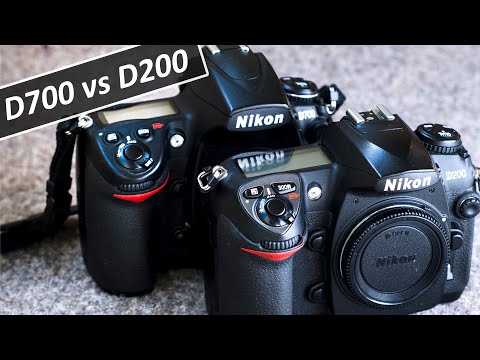 Видео: Nikon D200 против Nikon D700 — CCD против CMOS — быстрый тест