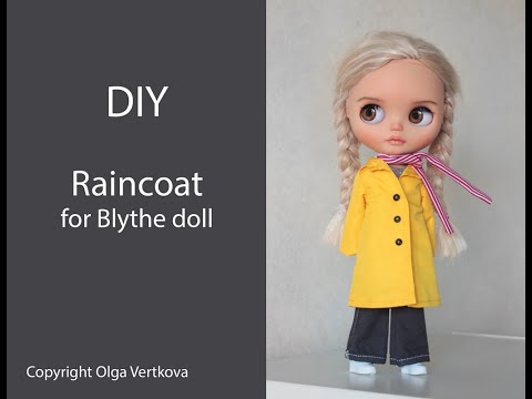 Видео: Raincoat for Blythe. Плащ для Блайз