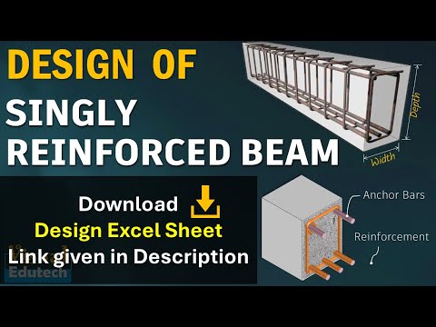 Видео: Проектирование однослойной армированной балки по стандарту IS 456:2000 | Проектирование балок