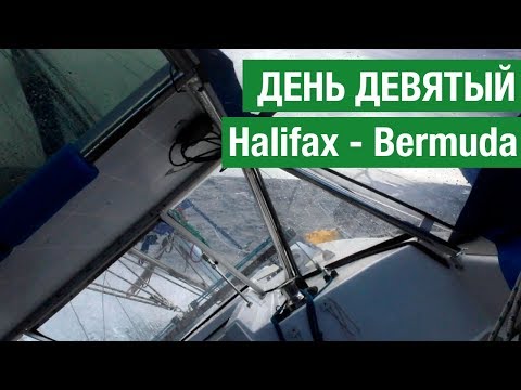 Видео: Идем к Бермудам. День #9 - Как выжить в шторм 40 - 50 узлов
