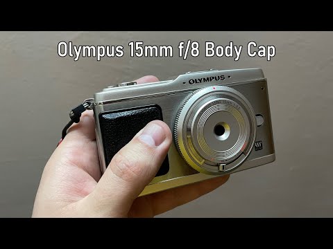 Видео: Olympus 15mm f/8 Body cap lens. Нешуточный блин