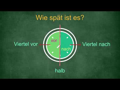 Видео: Як сказати котра година по-німецьки. Die Uhrzeit. Урок #12