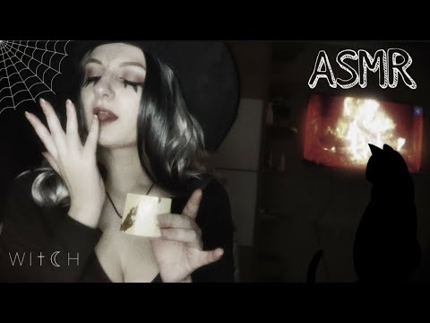 Видео: АСМР ВЕДЬМА ПОГАДАЕТ ТЕБЕ НА ХЭЛЛОУИН 👻🎃 ASMR WITCH GIVES YOU A FORECAST FOR HALLOWEEN