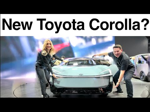 Видео: Первый взгляд на концепт совершенно новой Toyota Corolla! // Japan Mobility Show