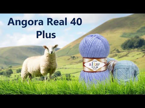 Видео: Angora Real 40 Plus Alize. Обзор пряжи и сравнение с Alize Angora Real 40