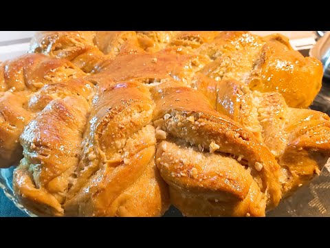 Видео: Булочка Цветок| Булочки с арахисом