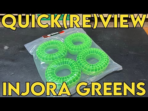 Видео: Быстрый(повторный) обзор Crawler Canyon: силиконовые вставки Injora 1,9 дюйма (зелёные)