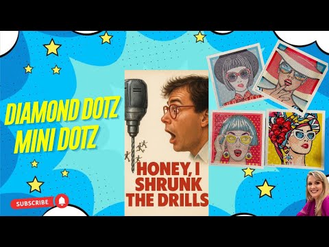 Видео: Распаковка и завершение! Мини-точки Diamond Dotz и… ОНИ УМЕНЬШИЛИ СВЕРЛА!!!