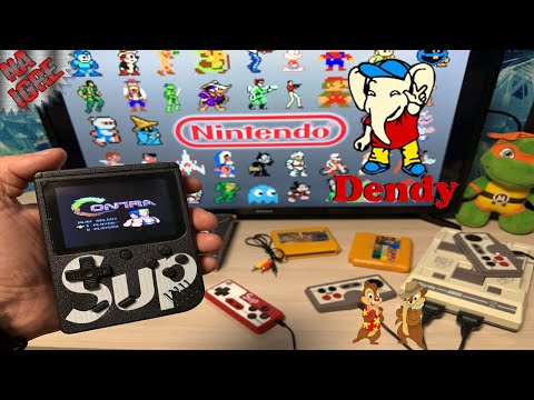 Видео: Обзор Портативной DENDY SUP (400 встроенных игр в1) +КОНКУРС РОЗЫГРЫШ консоли