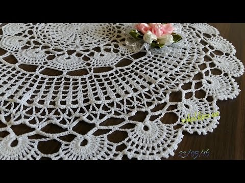 Видео: Как связать круглую салфетку Нежные узоры Часть 1/ Big crochet doily