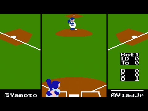 Видео: Игра MLB на компьютере: «Доджерс» против «Блю Джейс» (31.10.25) | RBI Baseball 2025 (NES)