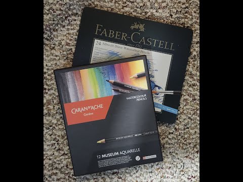 Видео: Сравнение: оценка лучших акварельных карандашей