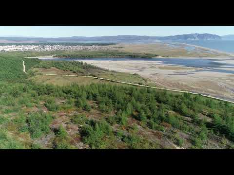 Видео: Магадан 07 сентября 2025г  полет 2 новая смортровая устье реки Ола в районе Нюкли DJI 0332