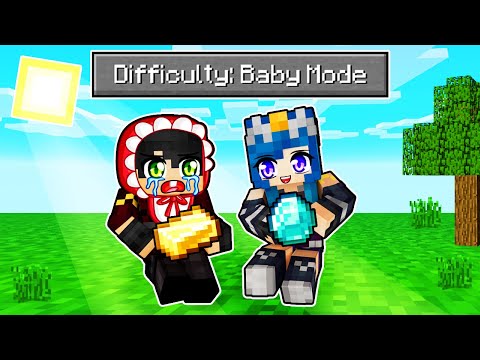 Видео: Мы играли в Minecraft BABY MODE!