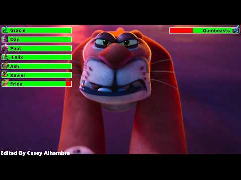 Видео: Ночь Зоопокалипсиса (2025) Атака Гамбиста с полосками здоровья 1/2