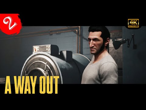 Видео: Спина к спине.Прохождение A Way Out(4K).#Часть2.