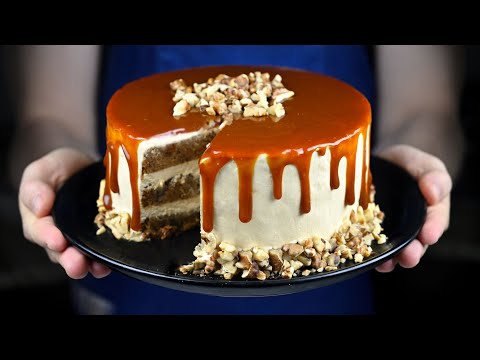 Видео: САМЫЙ ВКУСНЫЙ ТОРТ! РЕЦЕПТ МОРКОВНОГО ТОРТА С КАРАМЕЛЬЮ How to make carrot cake with caramel