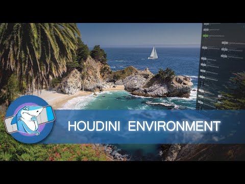 Видео: Игровая локация Остров с Водопадом Island McwayFalls | Houdini