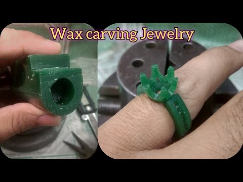 Видео: ювелирные изделия с резьбой по воску | ювелирные кольца ручной работы