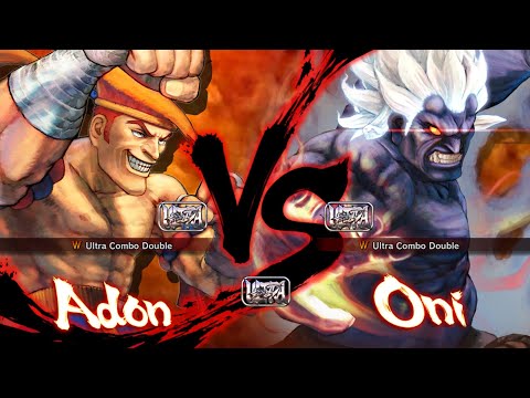 Видео: Ultra Street Fighter IV _ Адон против Они (самый сложный)
