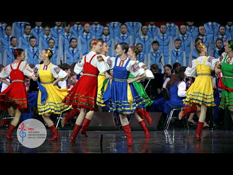 Видео: "Девичий перепляс", Ансамбль Локтева. "Girl's Dance", Loktev Ensemble.